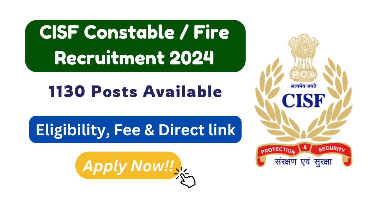 CISF Constable Recruitment