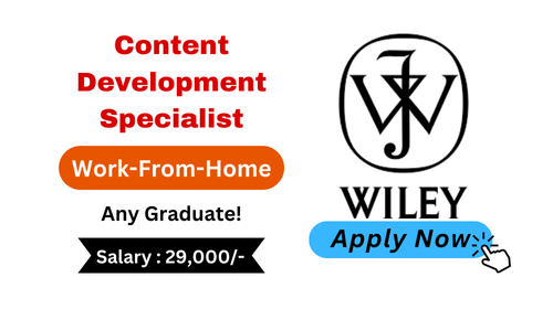 Content Development Specialist Recruitment in Wiley