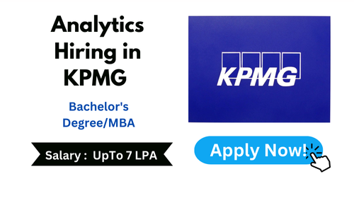 Analyst Hiring in KPMG