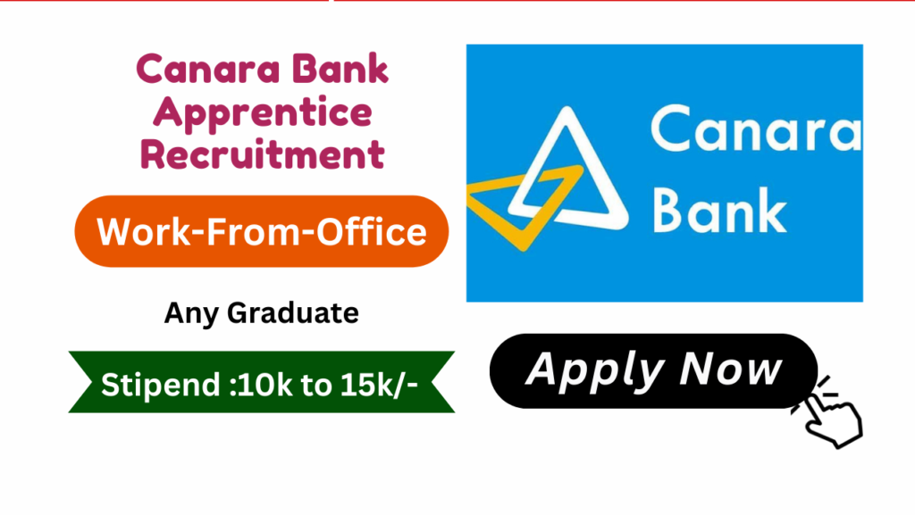 Canara Bank Apprentice Recruitment 2024