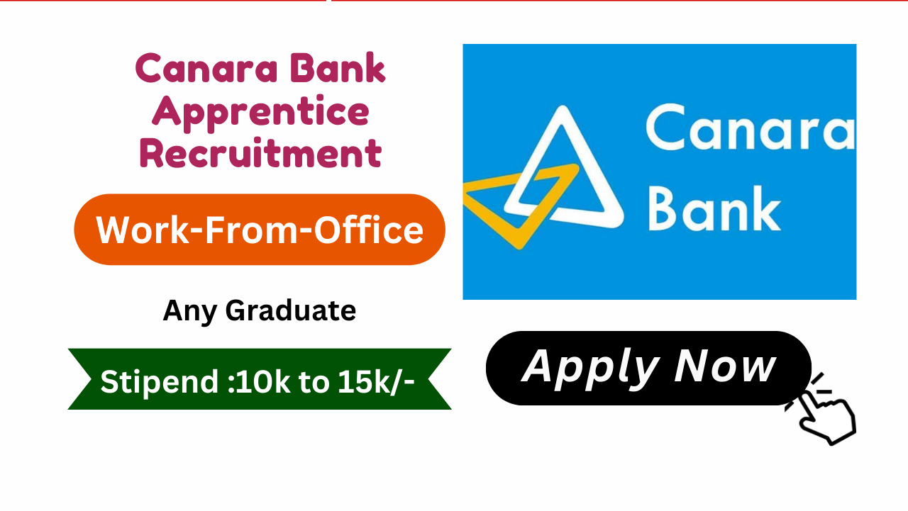 Canara Bank Apprentice Recruitment 2024