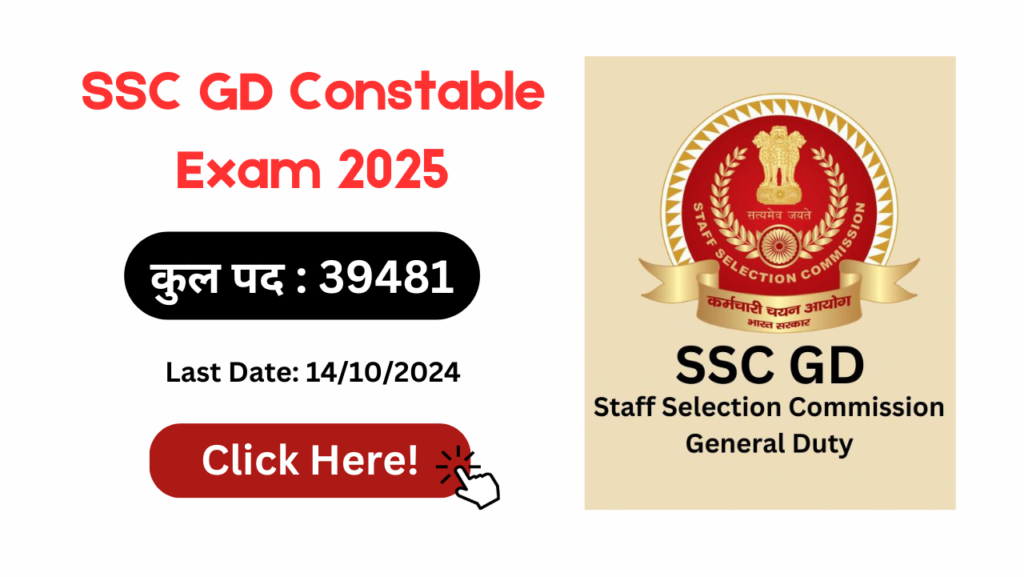 SSC GD Constable Exam 2025