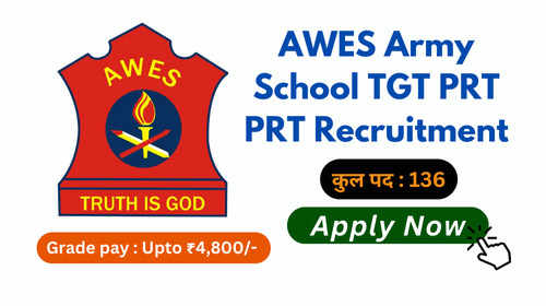 AWES Army School TGT PRT PRT Recruitment 2024