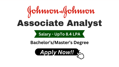 Associate Analyst Hiring in Johnson & Johnson