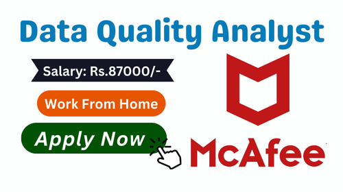 Data Quality Analyst Hiring In Mcafee