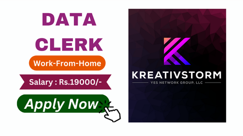 Data Clerk Hiring in Kreativstorm