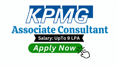 Associate Consultant Recruitment in KPMG