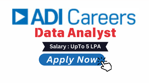 Data Analyst Recruitment in ADI